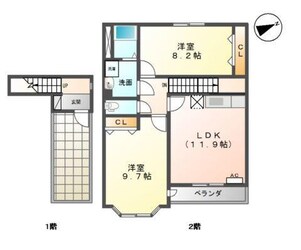 ロマンティッシェ・シュトラーセの物件間取画像